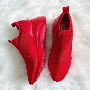 Steve Madden red sneakers